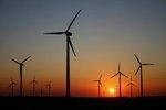 Windpark Sonnenuntergang | Especially on summer nights, large wind farms have an impact on the temperature on the ground. But the effect is local and relatively slight.