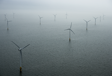 Britischer Offshore-Windpark Kentish Flats mit V90-3MW-Turbinen - © Vestas