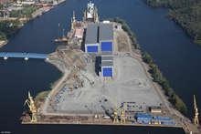 Die neue Bilfinger-Mars-Serienfertigung für Jackets in Polen.