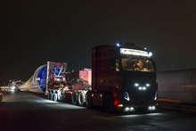 Transport eines Rotorblattes