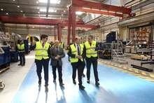 In der Werk von Gamesa in Ágreda, Spanien.