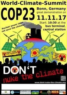 Auch die Linke ruft auf der Klimakonferenz COP23 auf: Klima schützen – Kohle stoppen!.
