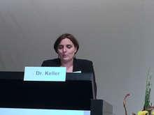 Sarina Keller vom DLR bei ihrem Vortrag auf der Jahrestagung des Forschungsverbundes Erneuerbare Energien (FVEE).