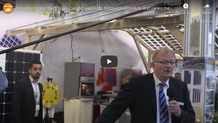 Gridparity, früher auch als Almaden Europe bekannt, bietet Solarmodule für semitransparente Überdachungen und Carports.