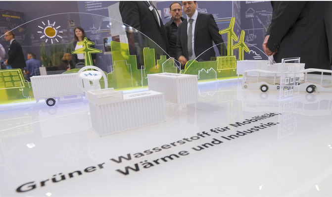 Grüner Wasserstoff wird auf der Intersolar Restart ein wichtiges Thema sein.