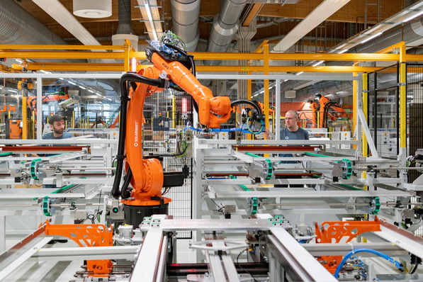 Solarwatt-Produktionsstätte in Dresden.