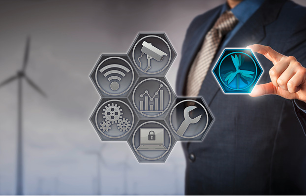 Die Zustandsüberwachung von Turbinen und ganzen Windparks wird mithilfe der Digitalisierung immer besser. Die Daten liefern wichtige Hinweise für den Betrieb. 