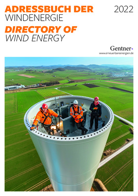 Das neue Adressbuch der Windenergie für 2022 ist da. 