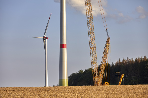 Windparkerrichtung mit Enercon-Anlagen