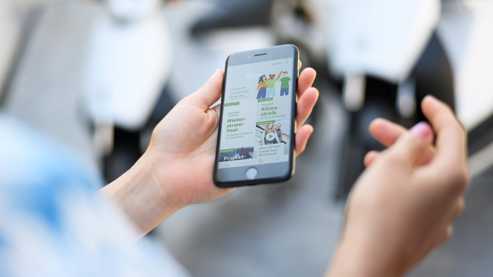 Mit der neuen App haben die Mieter den vollen Überblick, wie viel Solarstrom sie tatsächlich verbrauchen.