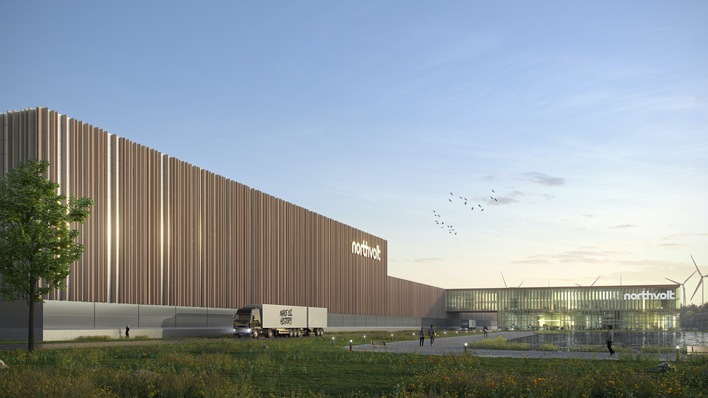 Die neue Gigafactory in Heide erhöht die Batterieproduktionskapazitäten von Northvolt auf über 170 Gigawattstunden.