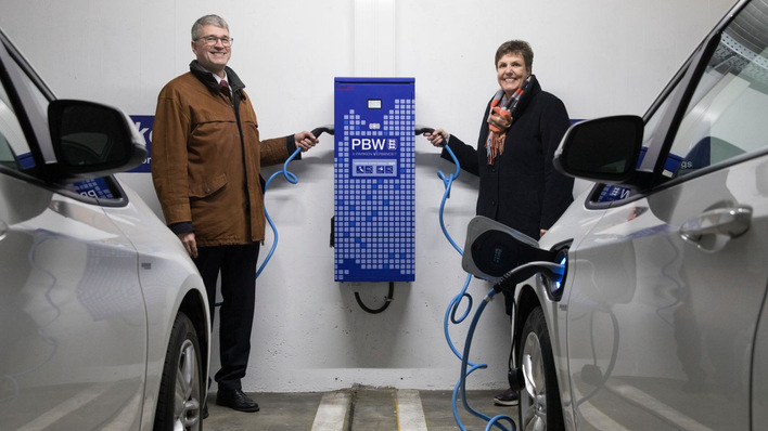 Mit dem neuen Lademanagement lassen sich bis zu 19 Elektroautos aufladen, ohne den Netzanschluss aufbauen zu müssen.
