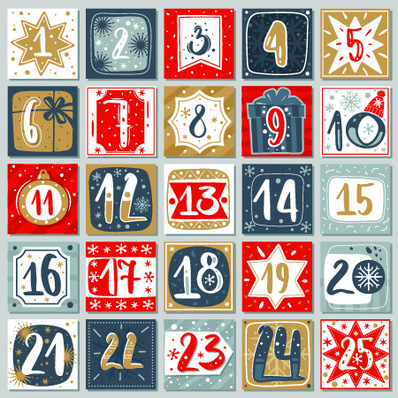 Hinter jedem Türchen eine gute Botschaft für den Tag.