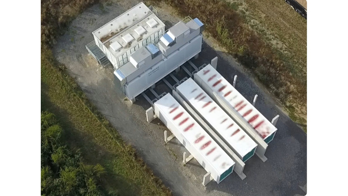 Der Speichre in Haßfurt ist schon seit 2021 in Betrieb. Mit dem Einstieg von Grenn Planet Energy wird ein neues Betriebskonzept getestet.