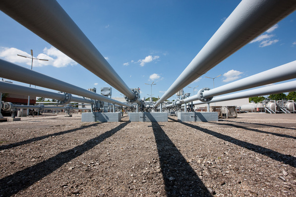 Können auch Wasserstoff transportieren: Rohre im deutschen Gasnetz.