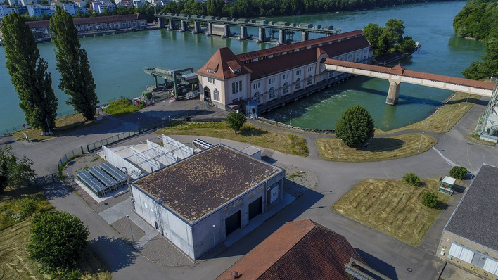 Das Wasserkraftwerk Wyhlen.