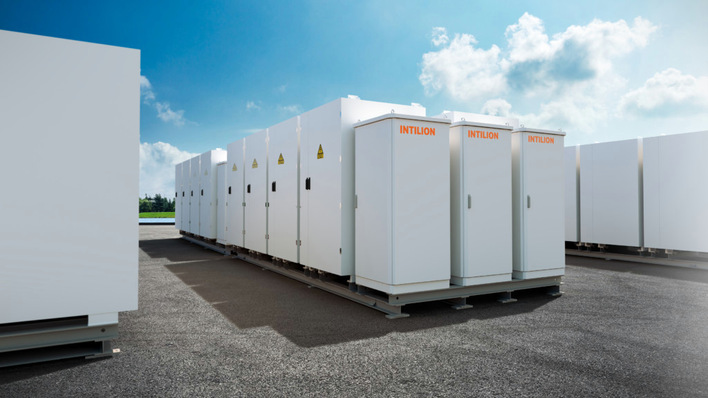 Drei solcher Großspeicher wird Intilion aufbauen, um die kontinuierliche Stromversorgung der Datencenter der Telekom abzusichern.