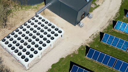 Die große Wärmepumpe sorgt auch für eine Flexibilisierung der Versorgung.