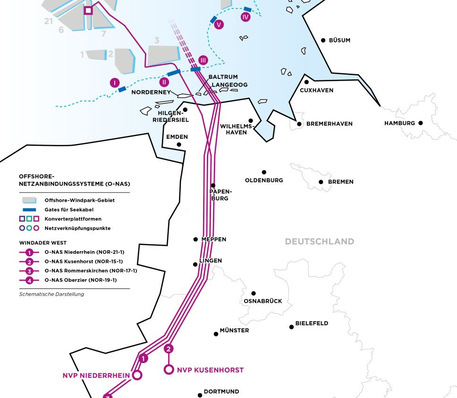Windader West Karte-Ausschnitt