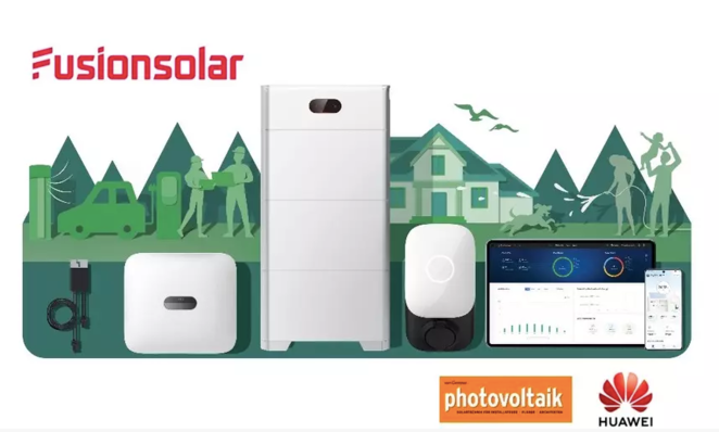 Huawei FusionSolar gibt einen Einblick in das große Portfolio für Privathaushalte.