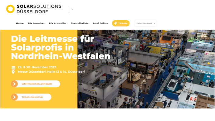 Die Messe findet in den Hallen 13 und 14 des Düsseldorfer Ausstellungsgeländes statt.