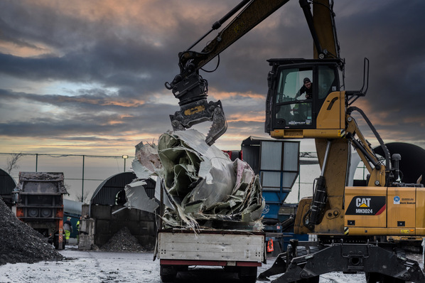 Rotorblattverwertung bei Eurecum in Lutherstadt Eisleben