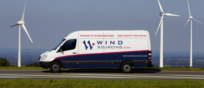 Ersatzteile für die Windkraft müssen schnell verfügbar sein, um Stillstandzeiten zu vermeiden.