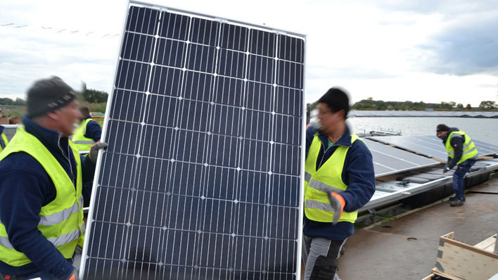  Verbaut in Großanlagen finden auch die älteren PERC-Module noch ihre Abnehmer.