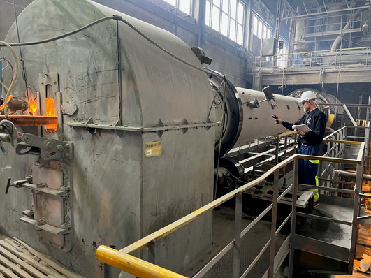 Klimafreundliche Zementproduktion Produktion in Polen