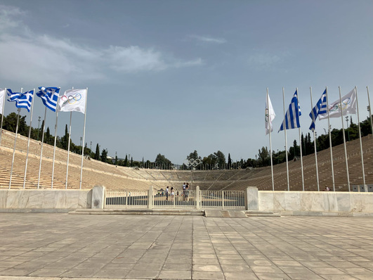 Das Panathinaiko-Stadion: Athen ist nicht nur Ursprungsort der olympischen Spiele, sondern auch Standort der Juwi-Niederlassung in Griechenland.