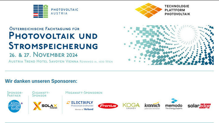 PV Austria erwartet wieder viele Installateure und Planer in Wien zur Herbsttagung der Photovoltaik- und Speicherbranche.