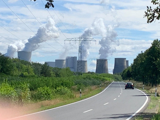 Braunkohlekraftwerk Boxberg in der Lausitz.
