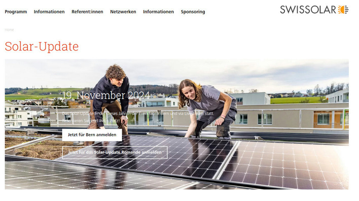 Auf der Herbsttagung von Swissolar erfahren die Schweizer Planer und Handwerker die neusten Informationen über die Entwicklung der Technologie und der Regeln.