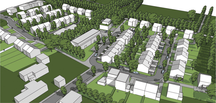 Für das klimaneutrale Stadtquartier in Nettetal wird ein eigenes Netz aufgebaut, über das sich die Gebäude gegenseitig versorgen.