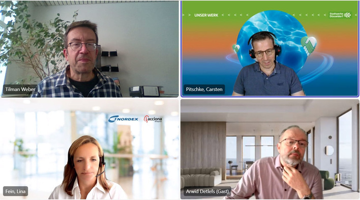 Carsten Pitschke, Leiter Personal, Stadtwerke Düsseldorf, Lisa Fein, Head of People Attraction, Nordex, Arwid Detlefs, Partner von Birn + Partners