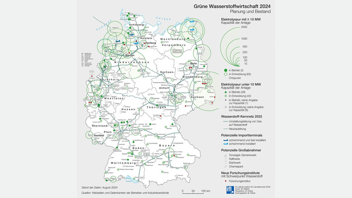So steht es um die Wasserstoffwirtschaft in Deutschland. 