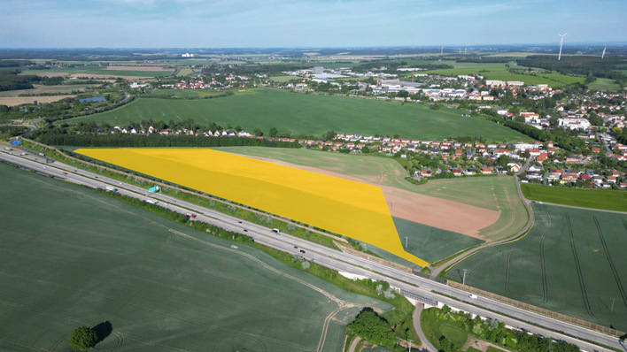Noch fehlen die Module. Aber die Fläche für den neuen Solarpark hat sich RES schon mal gesichert.