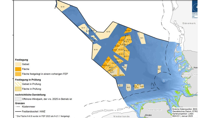Flächenentwicklungsplan 2025 BSH Meeresfachplanung