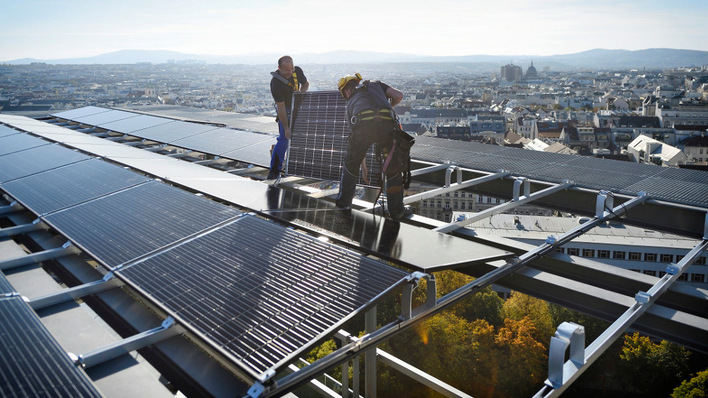 In luftige Höhen ist der Solarausbau in Österreich nicht gestiegen. Aber immerhin war er nicht so schwach wie befürchtet.