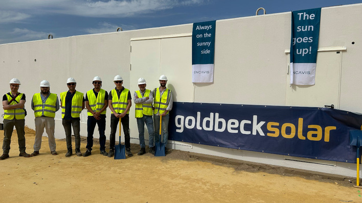 Der Spaten ist gestochen: Die Anlage in Dos Hermanas soll im Juni des nächsten Jahres in Betrieb gehen.