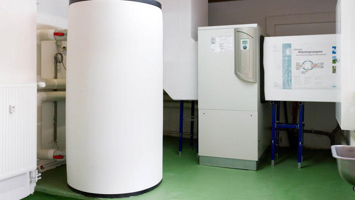 Sieht doch gar nicht so gefährlich aus: Die Wärmepumpe schien manchen Kritikern direkt aus der Hölle zu kommen.