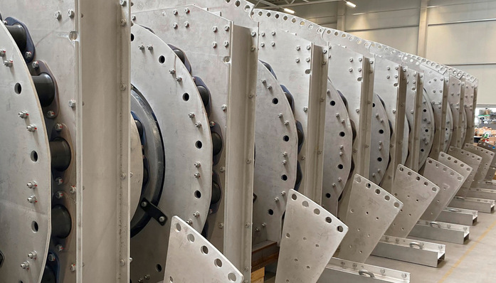 Einbaufertig gelagerte Impulsdämpfer