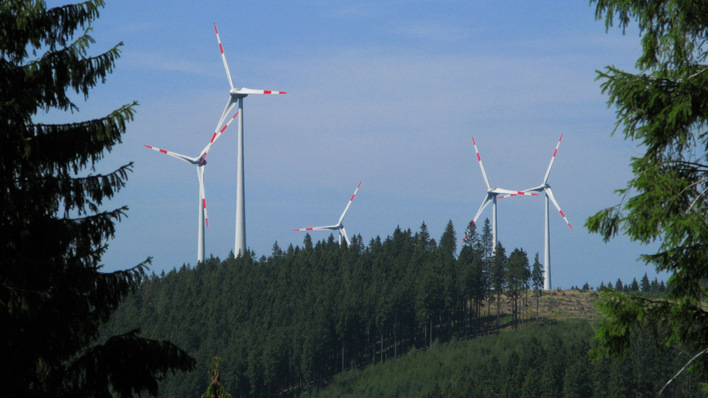 Windpark im Rothaargebirge