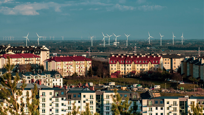 In der Nähe von Posen sind bereits einige Windparks entstanden.