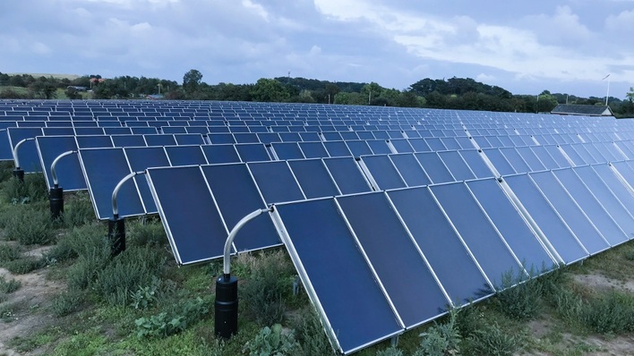 Mit der neuen Förderung werden auch große solarthermische Anlagen zur Nahwärmeversorgung möglich.
