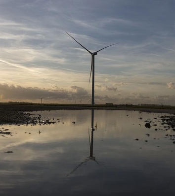 Alstom | Prototyp von Alstoms Eco-122 mit 2,7 Megawatt am Teststandort des Windforschungsinstituts ECN in den Niederlanden.