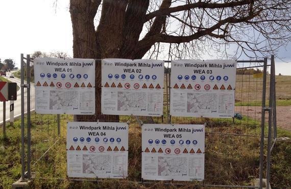 Bauvorbereitung Windpark | Juwi startet den Bau von fünf Enercon-Anlagen im thüringischen Wartburgkreis.