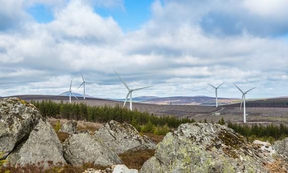 Clashindarroch Windfarm | Clashindarroch Windfarm im Bezirk Aberdeenshire in Schottland.