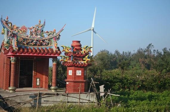 Enercon-Windturbine von Infravest in Taiwan.