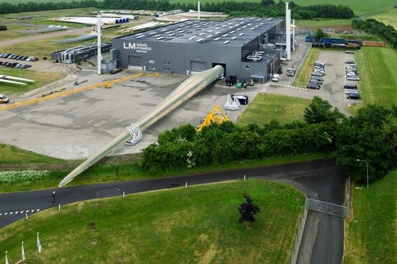 Rotorblatt AD 8-180 | Das derzeit längste Rotorblatt der Welt für die Adwen-Anlage AD 8-180 misst 88,4 Meter.